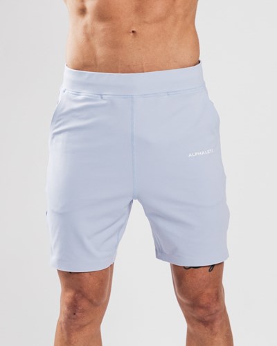 Alphalete 4-Way Stretch 8" Korta Blå | LGSE-98670