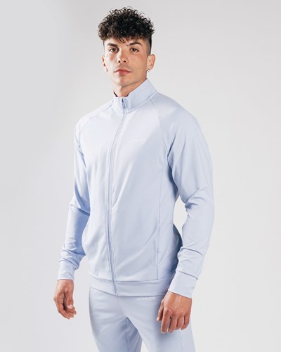 Alphalete 4-Way Stretch Track Jacket Blå | ZUMR-83756