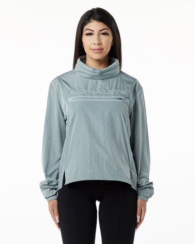 Alphalete All-Purpose Pullover Blå | PHLI-81295