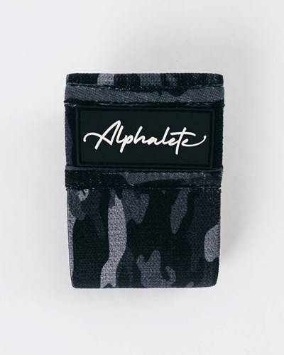 Alphalete Alphalete Glute Band Svarta Camo | GJDX-63021