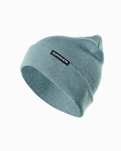 Alphalete Bomull Knit Beanie Blå | EIWC-75436