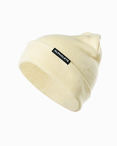 Alphalete Bomull Knit Beanie Resin | NWPI-98427
