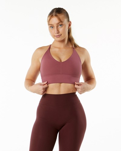 Alphalete Double Brushed Bra Wisteria | OKDV-30786