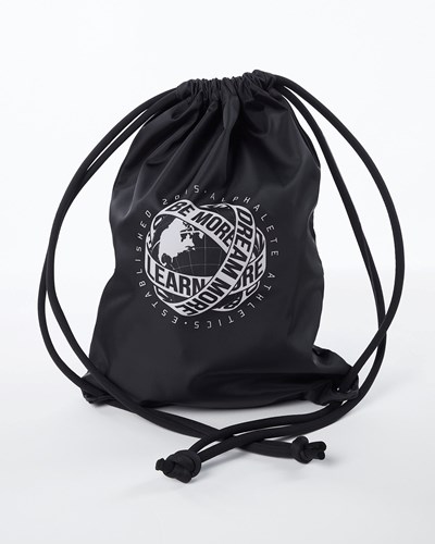 Alphalete Drawstring Bag Svarta | EXQK-31487
