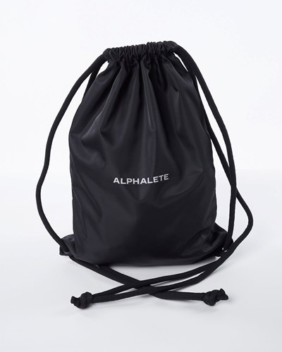 Alphalete Drawstring Bag Svarta | YOGS-62170