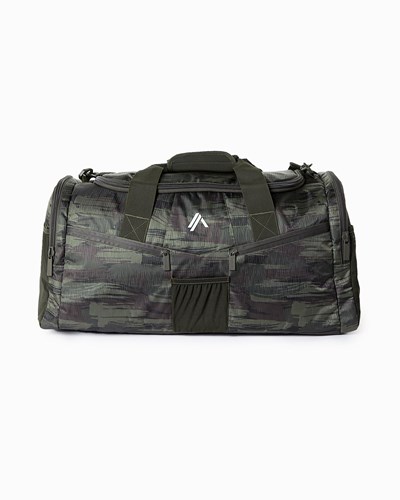 Alphalete Duffel Bag Olivgröna Camo | DFOR-71680