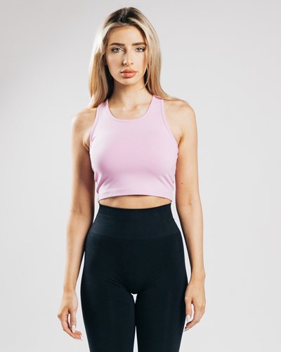 Alphalete Fitted Performance Crop Tank Bloom | XPKO-73410
