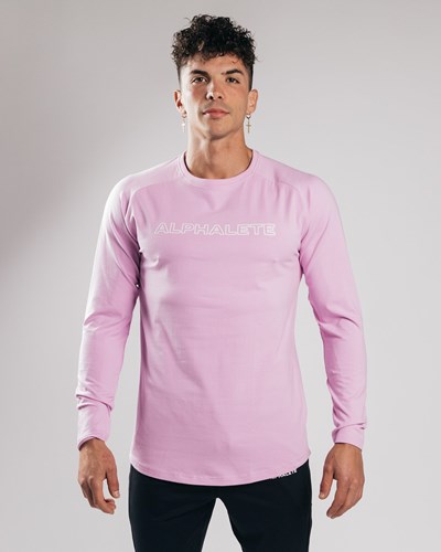 Alphalete Fitted Performance Long Sleeve Bloom | SKNI-45167
