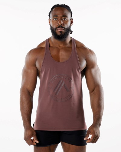 Alphalete Fitted Performance Stringer Merlot | JTSB-41035