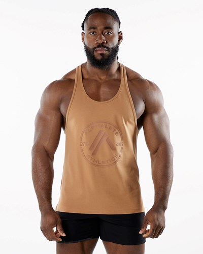 Alphalete Fitted Performance Stringer Rust | URKC-84907