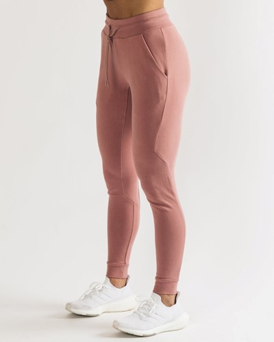 Alphalete Fitted Single-Brushed 29" Jogger Cranberry Ice | FEID-26843