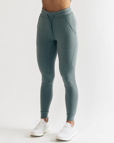 Alphalete Fitted Single-Brushed 29" Jogger Blå | POBE-46720