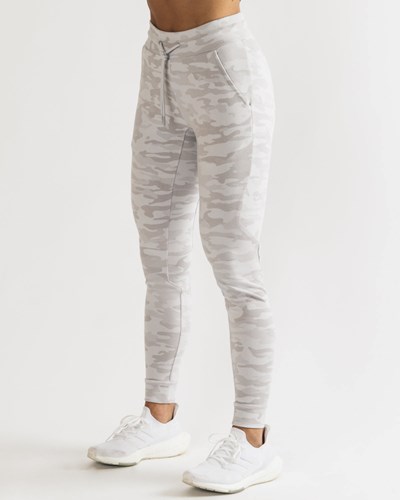 Alphalete Fitted Single-Brushed 29" Jogger Silver Camo | RYIC-79320
