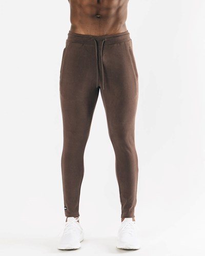 Alphalete Fitted Single-Brushed 30" Jogger Cocoa | NWSV-78134