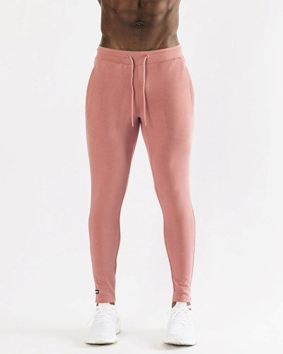 Alphalete Fitted Single-Brushed 30" Jogger Cranberry Ice | QZAS-90658