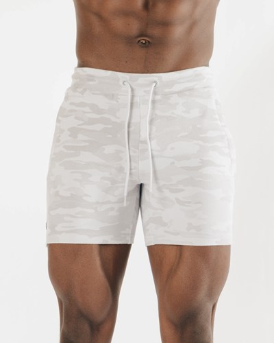 Alphalete Fitted Single-Brushed 7" Korta Silver Camo | GVSC-78945