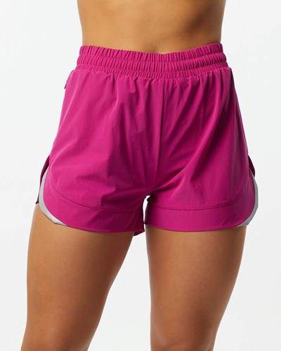 Alphalete Fodrade Woven 4-Way Stretch Korta Rosa | MOKX-58406