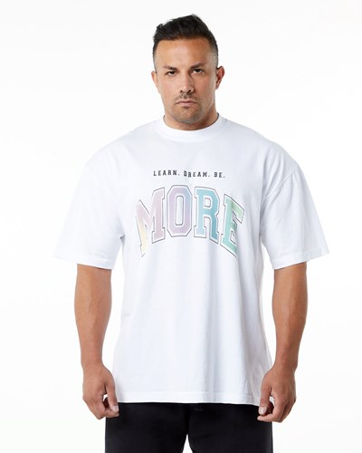 Alphalete Heavyweight Oversized Tee Vita | AQHS-53274