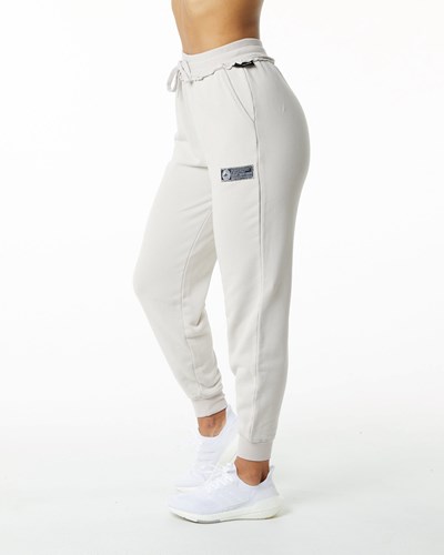 Alphalete Heavyweight Washed Terry Jogger Moonstone | BMYN-14879