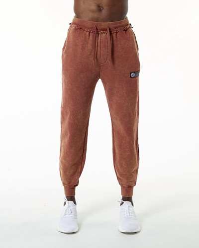 Alphalete Heavyweight Washed Terry Jogger Bloodstone | WEYK-95632