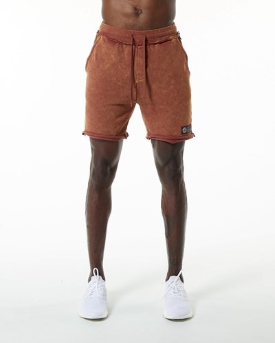 Alphalete Heavyweight Washed Terry Korta Bloodstone | OUQL-21064