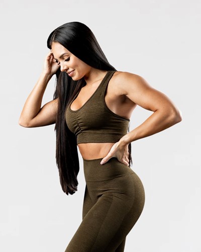 Alphalete High-Impact Seamless Sports Bra Canteen | APTJ-32954