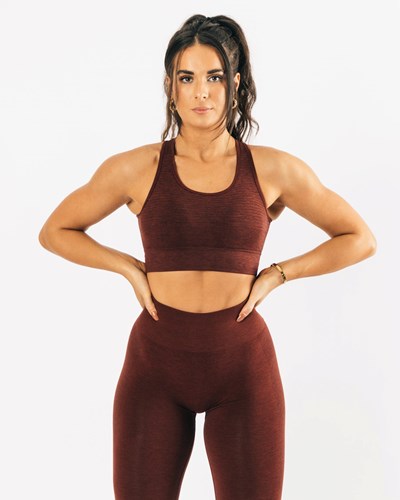 Alphalete High-Impact Seamless Sports Bra Koppar | DZKT-65819