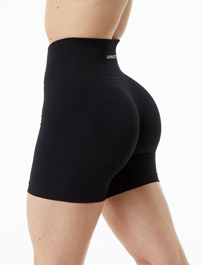 Alphalete High Performance Seamless Korta Svarta | WUJE-20485
