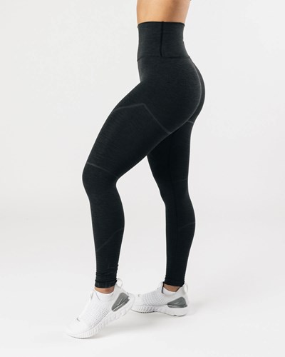 Alphalete High-Performance Seamless Legging Svarta | VZBH-74035