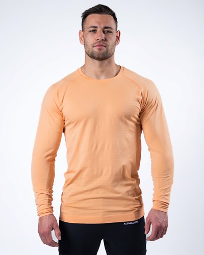 Alphalete High Performance Seamless Long Sleeve Tee Korall | BSOQ-54782