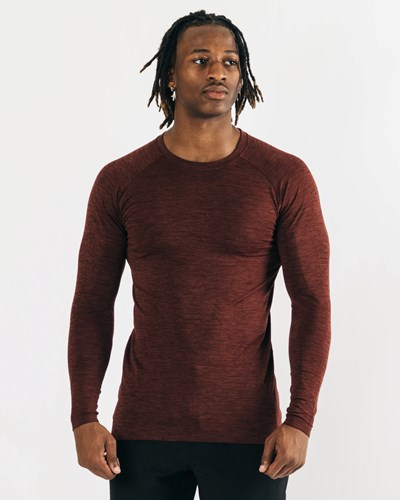 Alphalete High Performance Seamless Long Sleeve Tee Koppar | OKCD-15638
