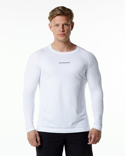 Alphalete High Performance Seamless Long Sleeve Tee Vita | SWKF-89034