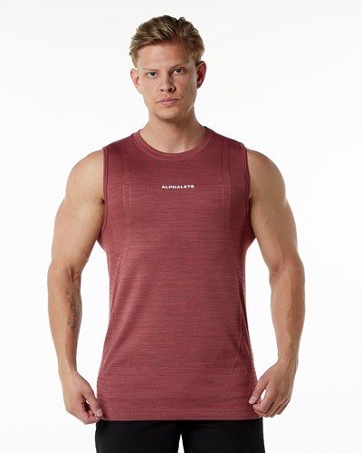 Alphalete High Performance Seamless Tank Gingerbread | XQRM-12436