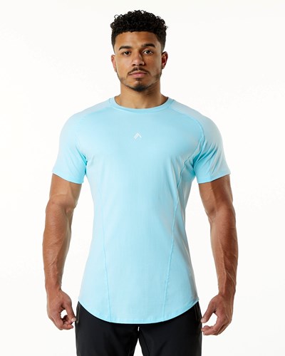 Alphalete High Performance Tee Blå | PLZK-84365