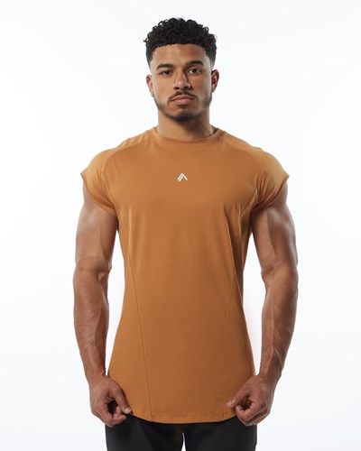 Alphalete High Performance Ärmlös Tee Chestnut | EZVY-09572