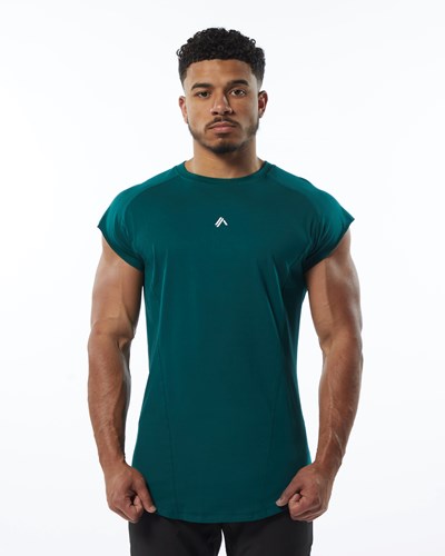 Alphalete High Performance Ärmlös Tee Velvet Teal | EJDT-36917