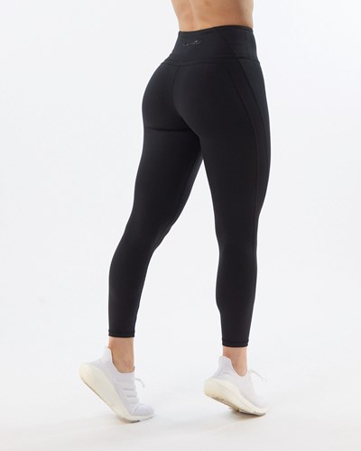 Alphalete High-Waisted Medium Compression 25" legging Blackout | FDEX-13842