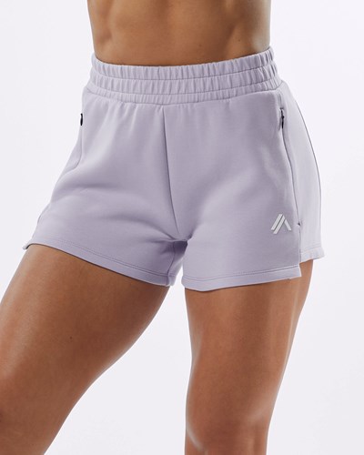 Alphalete Interlock Knit 3.5" Korta Lilac | JWYX-25874
