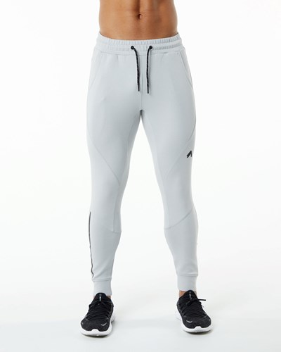 Alphalete Interlock Knit Cuffed Jogger Grå | KBNH-48632