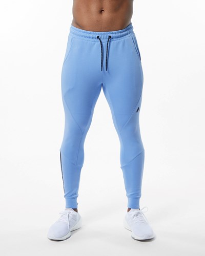 Alphalete Interlock Knit Cuffed Jogger Ljusblå | QDJU-41786