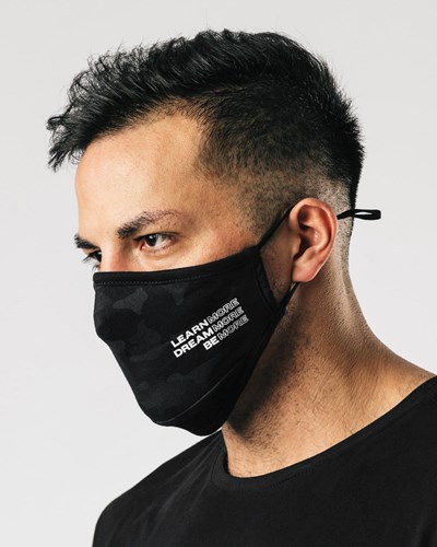 Alphalete Reusable Face Mask Svarta Camo | LGPS-07259