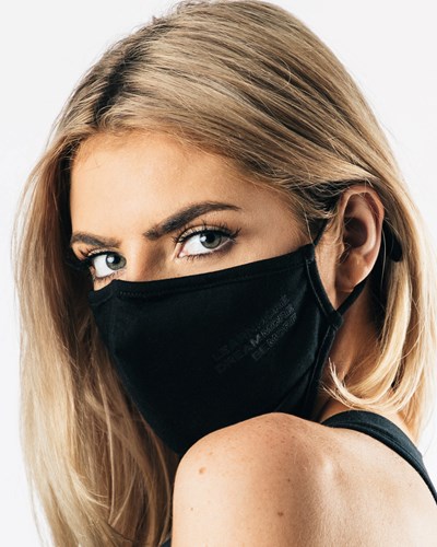 Alphalete Reusable Face Mask Svarta | EHZD-61408