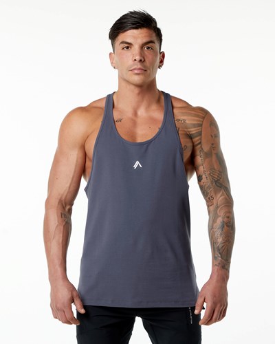 Alphalete Stepped Hem Stringer Lila | ZOGD-25138