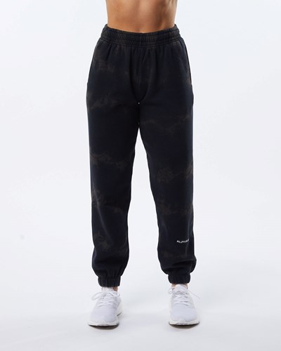 Alphalete Washed 30" Fleece Jogger Svarta | TOMR-85914