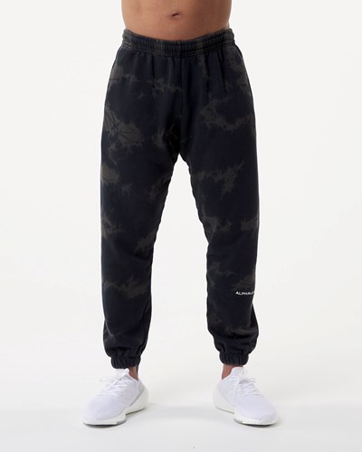 Alphalete Washed 31" Fleece Jogger Svarta | FZGM-42796
