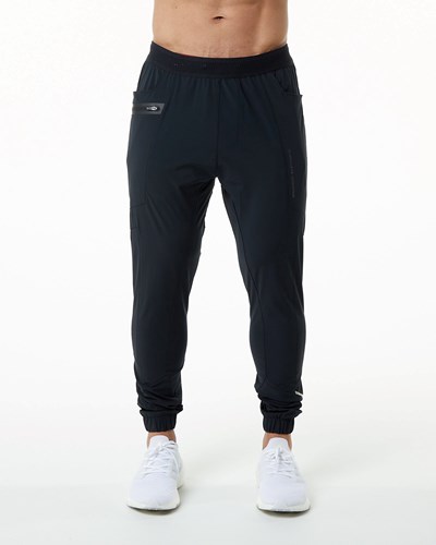 Alphalete Woven 4-Way Stretch 29" Pant Svarta | BWML-71023