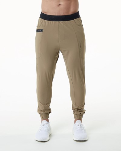 Alphalete Woven 4-Way Stretch 29" Pant Taupe | MFUV-29761