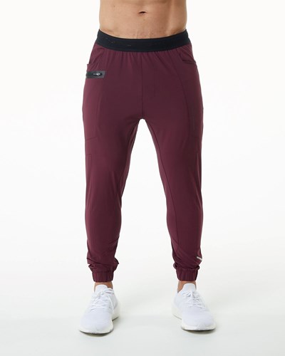 Alphalete Woven 4-Way Stretch 29" Pant Vinröda | AITS-53681