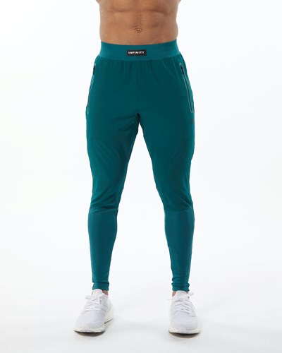 Alphalete Woven 4-Way Stretch 29" Pant Velvet Teal | XFPR-95148