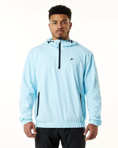 Alphalete Woven Performance Jacket Blå | UEDK-76128